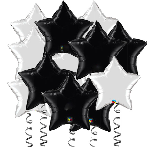 buy Inflated Foil Star Balloon Bouquet