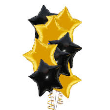 buy Assortment Star Foil Balloon Bouquet (4 x 8)