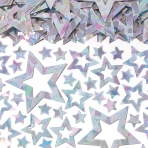 buy Silver Metallic Stars Confetti