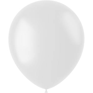 Balloons Coconut White Matt 33cm – 10 pieces