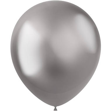 Balloons Intense Silver 33cm – 10 pieces