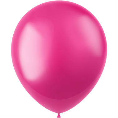 Balloons Radiant Fuchsia Pink Metallic 33cm – 10 pieces