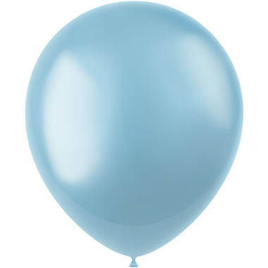 Balloons-Radiant-Sky-Blue-Metallic-33cm-10-pieces