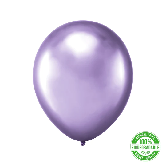 Balloon Biodegradable chrome purple