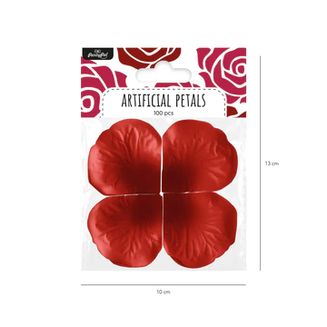 Confetti rose petals 100 pcs – red shaded 1