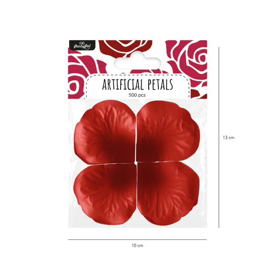Confetti rose petals 500 pcs – red shaded 1