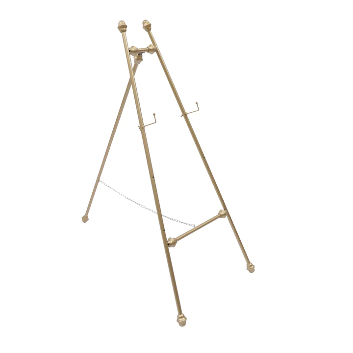 2 Pieces Iron Easel Type Easel Stand Tripod Stand Oil Painting Easel Display