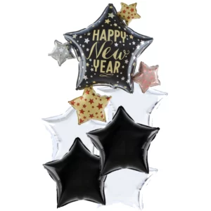 Stars Happy New Year Foil Bouquet